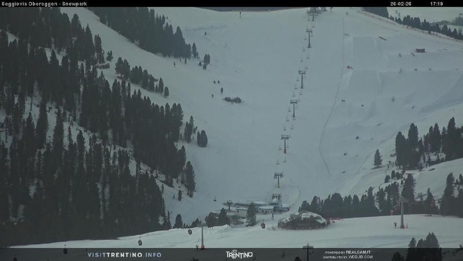 Webcam mit dem Standort: Val di Fiemme - Obereggen Sessellift