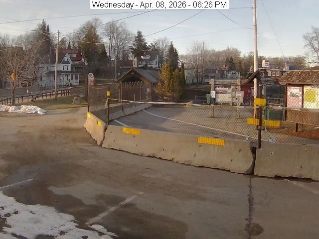 Webcam located at: view of the information center at Old Forge