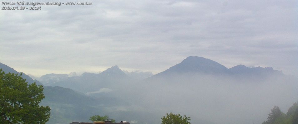 Webcam located at: View from Gampelün to Hoher Fraßen, Walgau and Breithorn