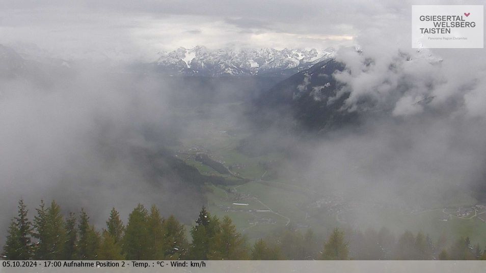 Webcam located at: View towards village St. Magdalen in Valley Gsieser, South Tyrol