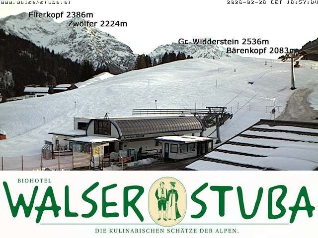 Webcam mit dem Standort: Riezlern: Biohotel Walserstuba