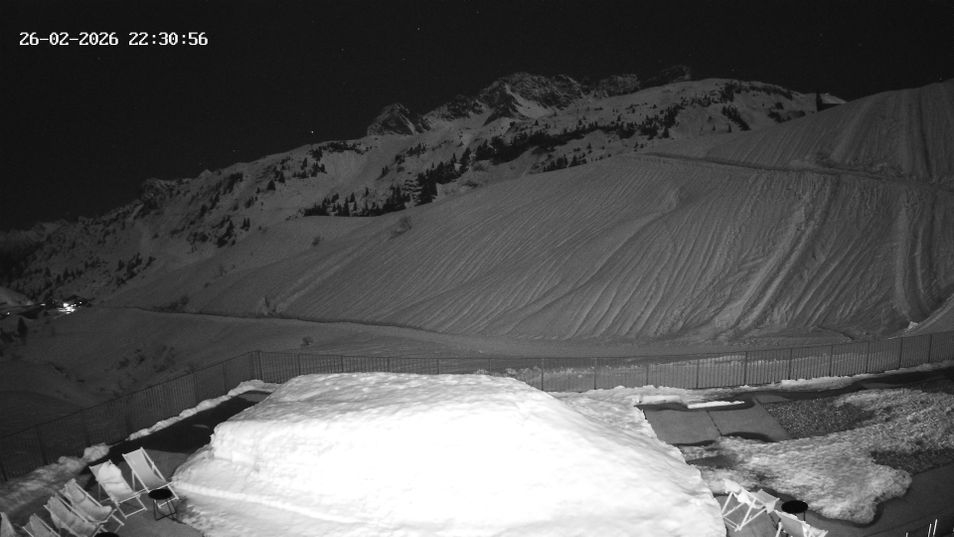 Webcam mit dem Standort: Warth: Hotel Adler