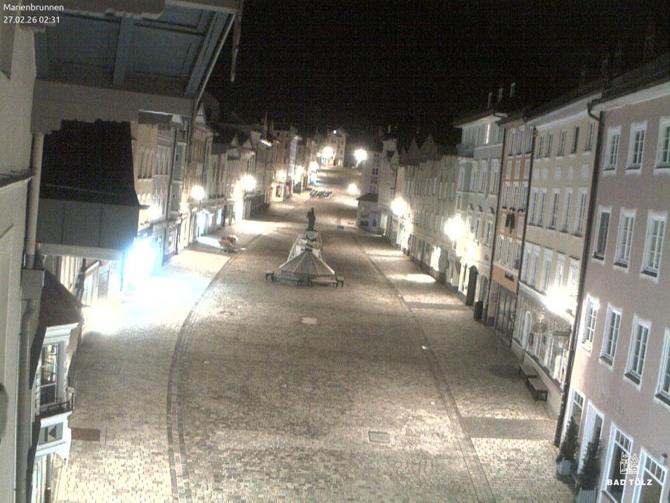 Webcam mit dem Standort: Webcam in Bad Tölz - Marienbrunnen