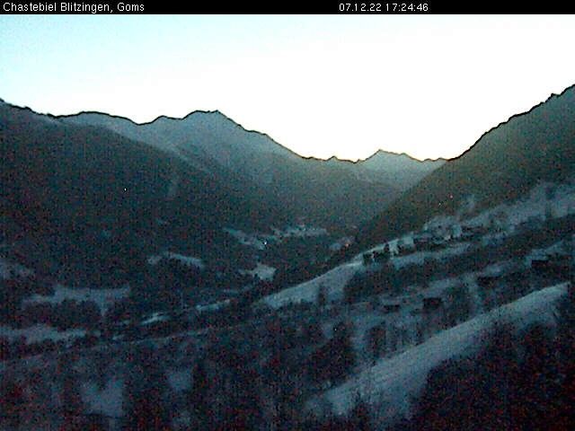 Webcam located at: Webcam in Blitzingen, Goms
