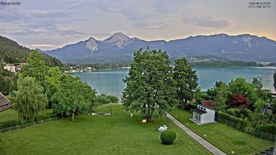 Webcam mit dem Standort: Webcam Nordostufer - Faaker See