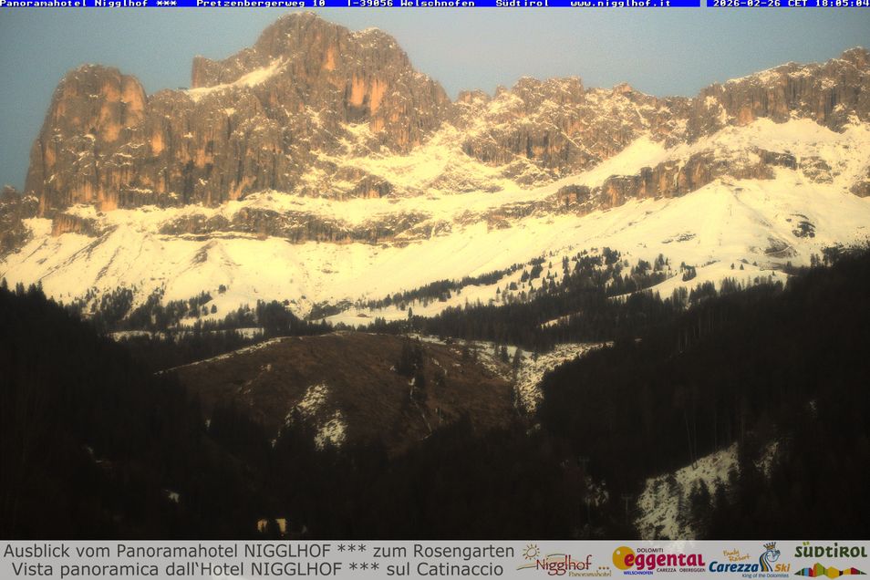 Webcam mit dem Standort: Welschnofen: Nigglhof