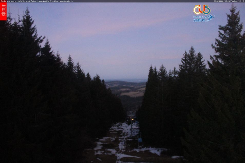 Webcam mit dem Standort: Zadov Churáňov Bergstation