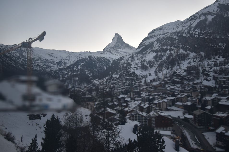 Webcam mit dem Standort: Zermatt - Matterhornblick Hotel Schönegg