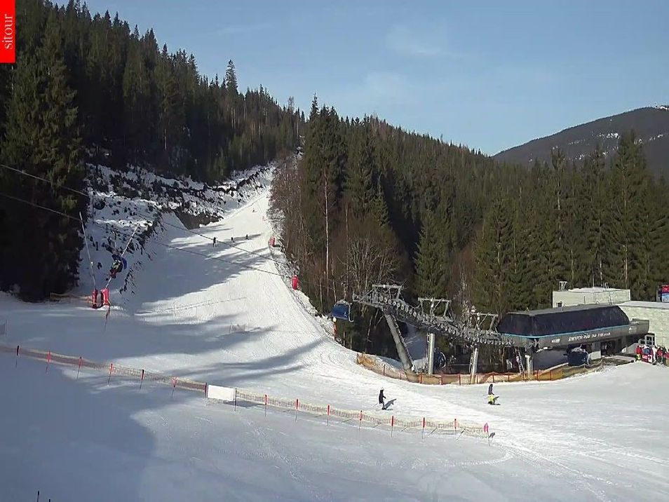 Webcam mit dem Standort: Spindlermühle: Ziel Weltcuprennen Svaty Petr