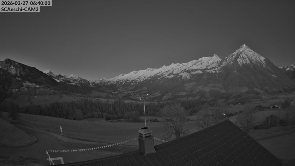 Webcam located at: Aeschi - Ski hut Aeschiallmend