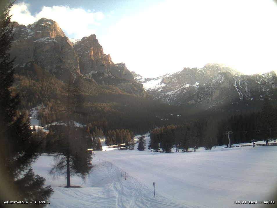 Webcam mit dem Standort: Armentarola, St. Kassian