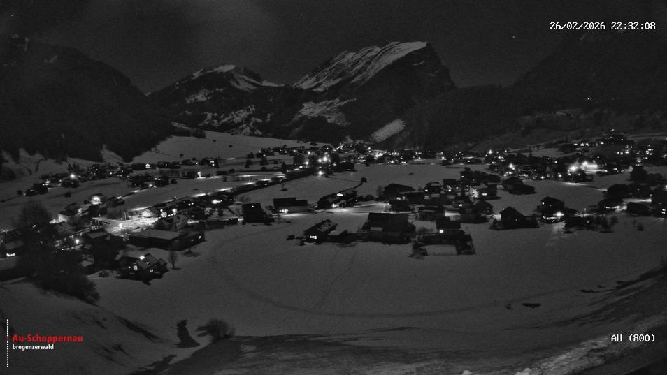 Webcam mit dem Standort: Au am Skigebiet Diedamskopf