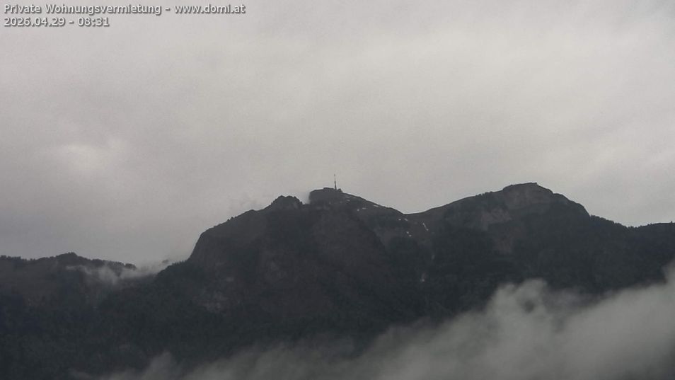 Webcam mit dem Standort: Ausblick auf den Hohen Kasten von Bangs in Feldkirch