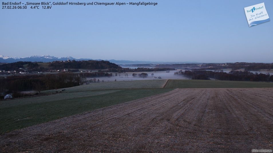 Webcam located at: Bad Endorf - View to Wendelstein