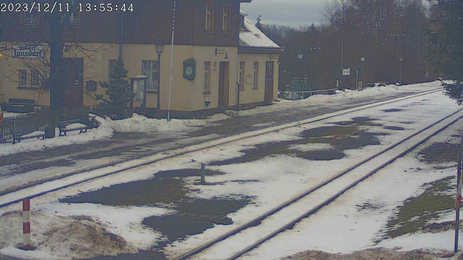Webcam mit dem Standort: Bahnhof Jonsdorf