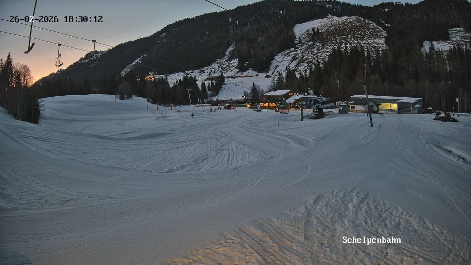 Webcam mit dem Standort: Balderschwang: Blick zur Schelpenbahn Talstation