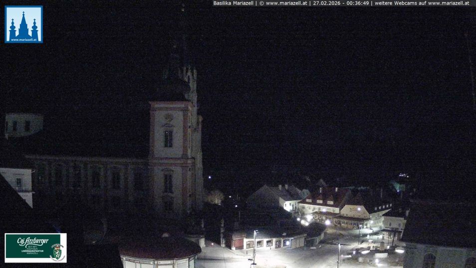 Webcam mit dem Standort: Basilika Mariazell
