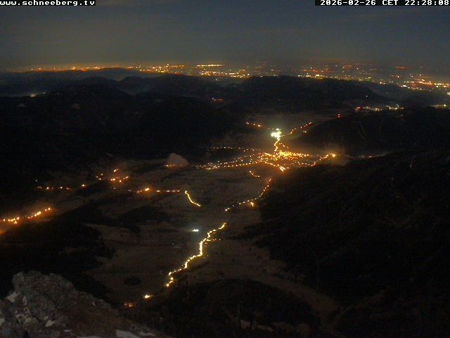 Webcam mit dem Standort: Berghaus Hochschneeberg
