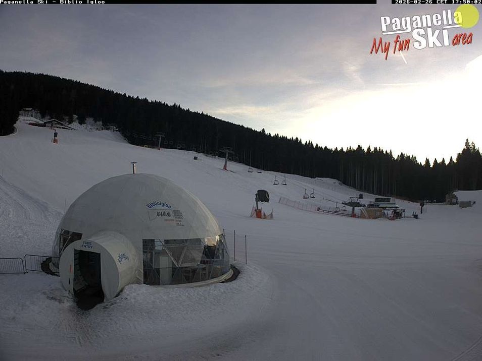 Webcam mit dem Standort: Paganella: Biblio Igloo