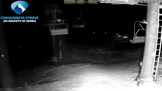 Webcam mit dem Standort: Bergstation Babin zub