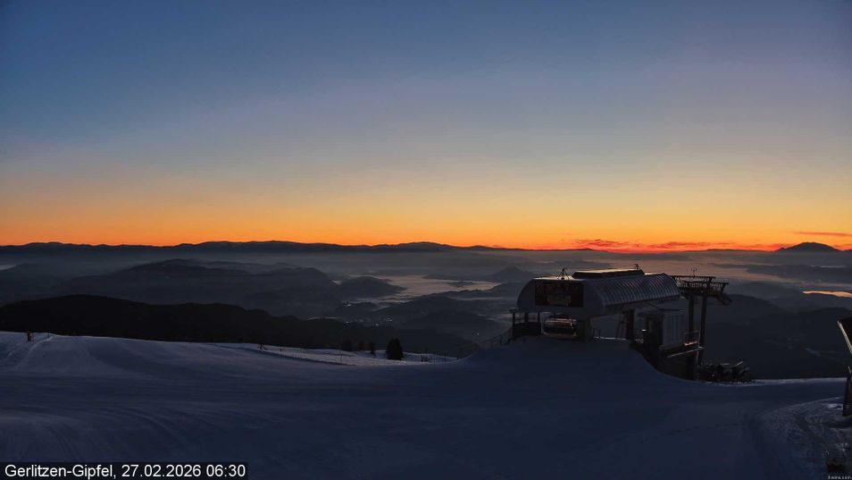Webcam mit dem Standort: Gerlitzen: Bergstation Bergerbahn