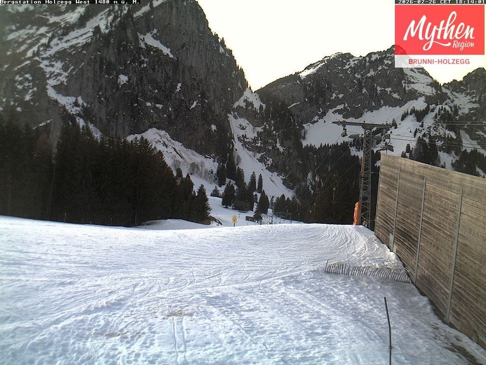 Webcam mit dem Standort: Bergstation Holzegg