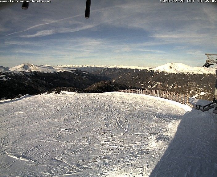 Webcam mit dem Standort: Turracher Höhe: Bergstation Kornockbahn