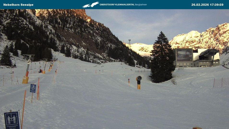 Webcam mit dem Standort: Oberstdorf Nebelhorn: Seealpe