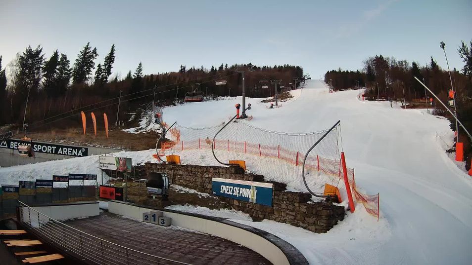 Webcam mit dem Standort: Beskid Sport Arena - Talstation