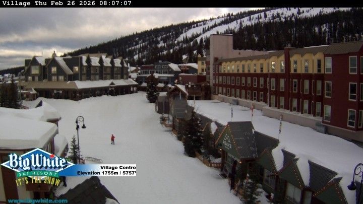 Webcam mit dem Standort: Big White Ski Resort Kids Center