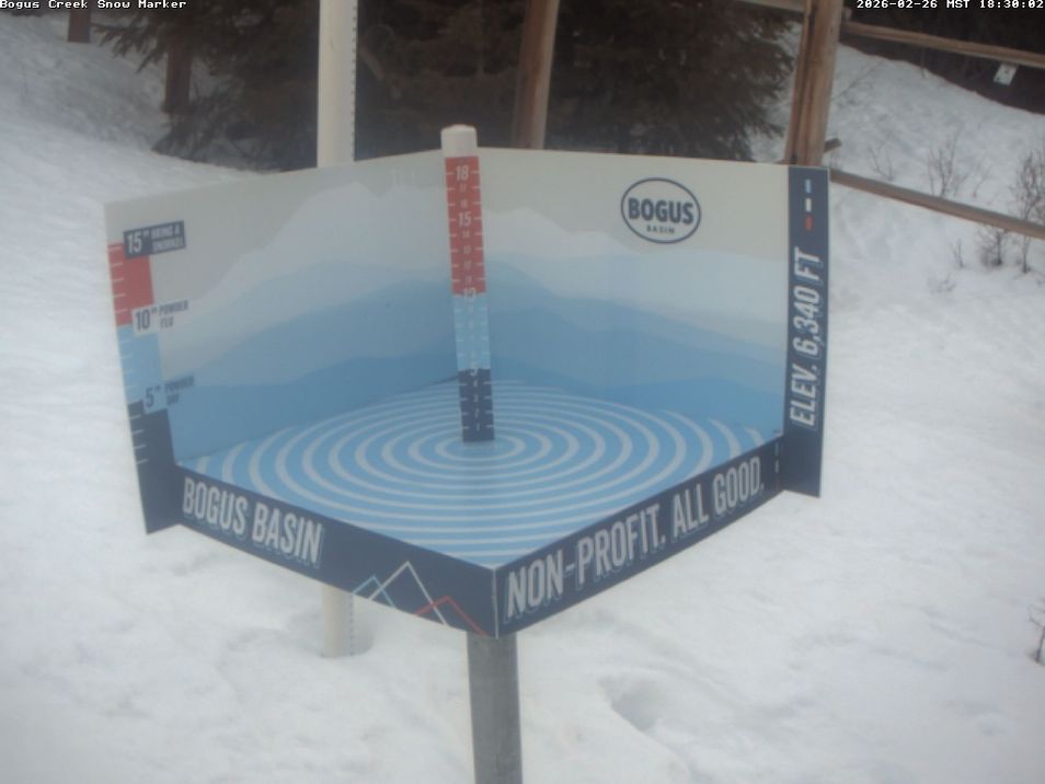 Webcam mit dem Standort: Bogus Basin Neuschnee Anzeige