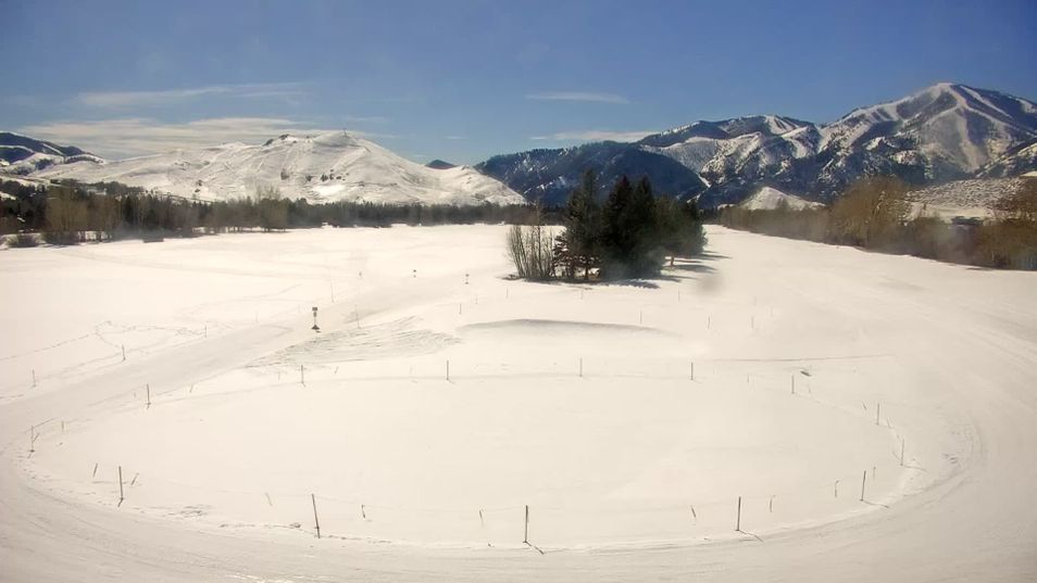 Webcam mit dem Standort: Blick vom Sun Valley Club auf die Langlaufloipen