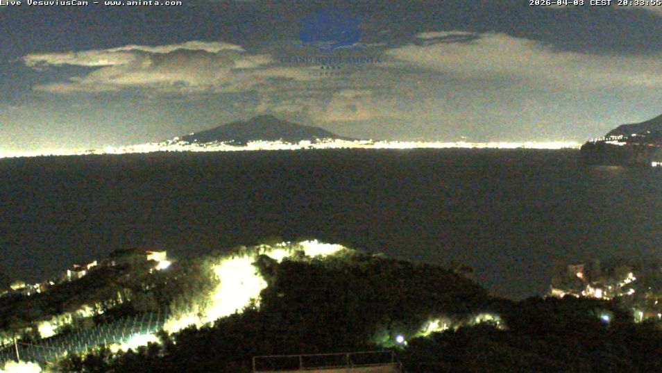 Webcam mit dem Standort: Blick von Sorrento auf den Vesuv