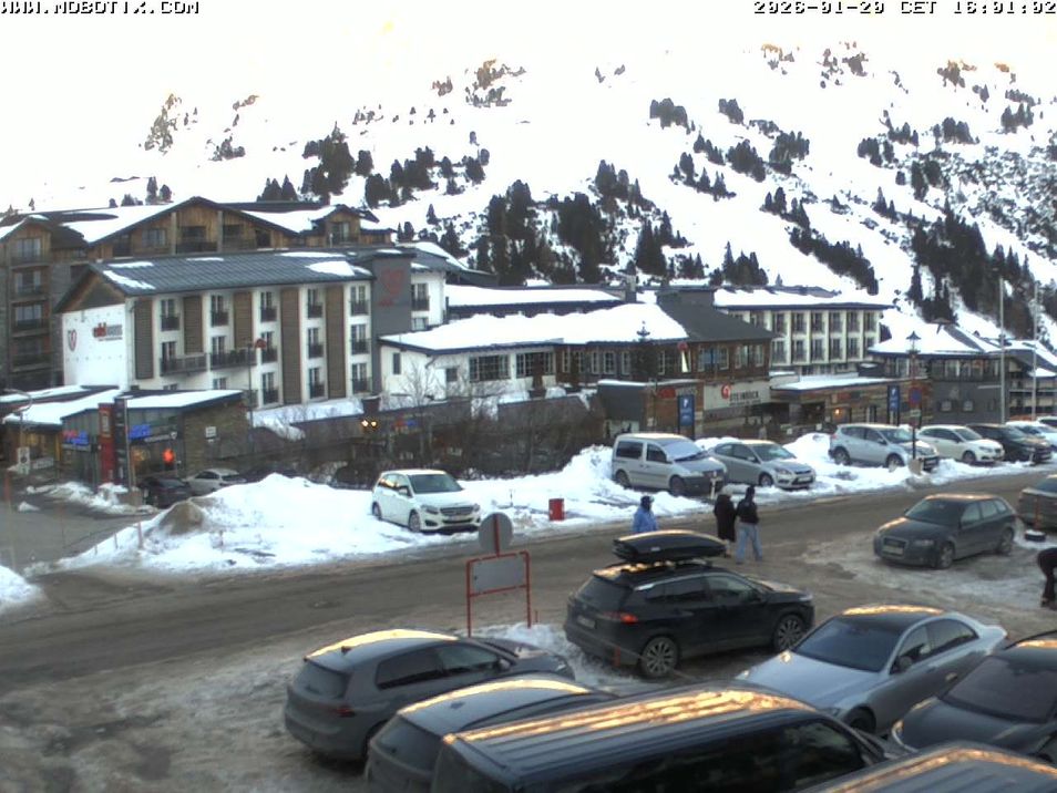 Webcam mit dem Standort: Obertauern: Blick zum Hotel Edelweiss