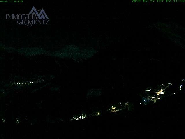 Webcam mit dem Standort: Grimentz: Blick auf das Tal