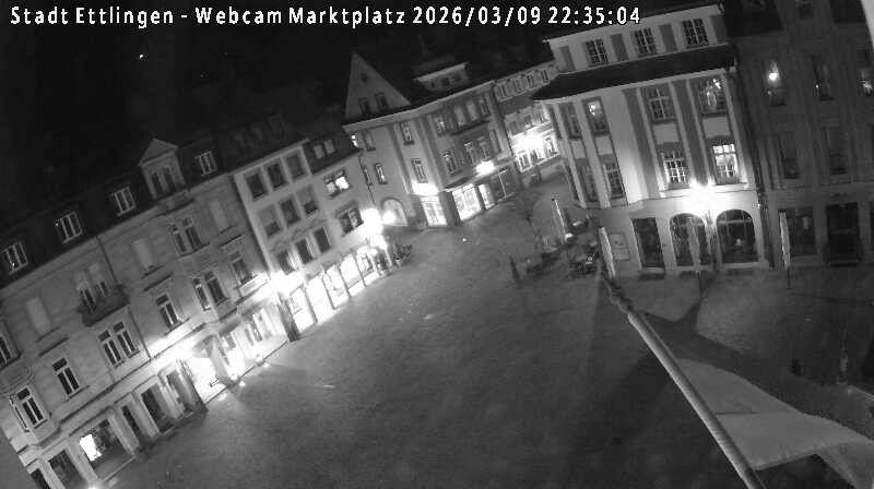 Webcam mit dem Standort: Marktplatz Ettlingen im Schwarzwald