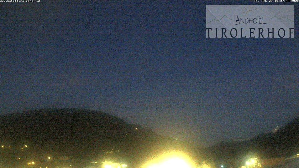 Webcam mit dem Standort: Wildschönau: Hotel Tirolerhof in Oberau