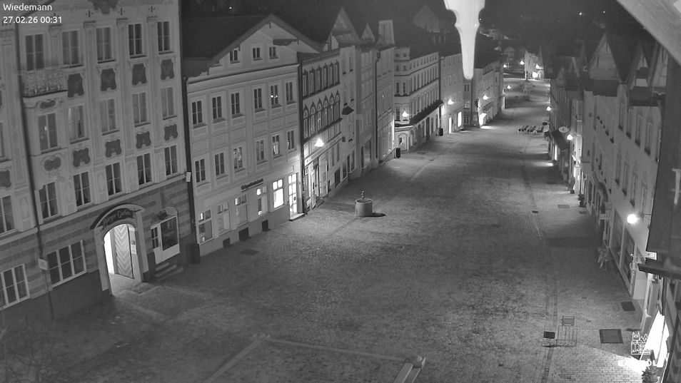 Webcam mit dem Standort: Blick auf die Obere Marktstraße - Bad Tölz