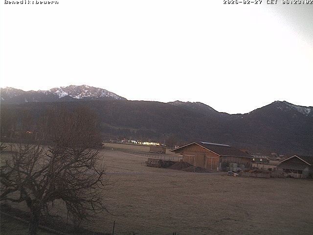 Webcam mit dem Standort: Blick auf die Benediktenwand