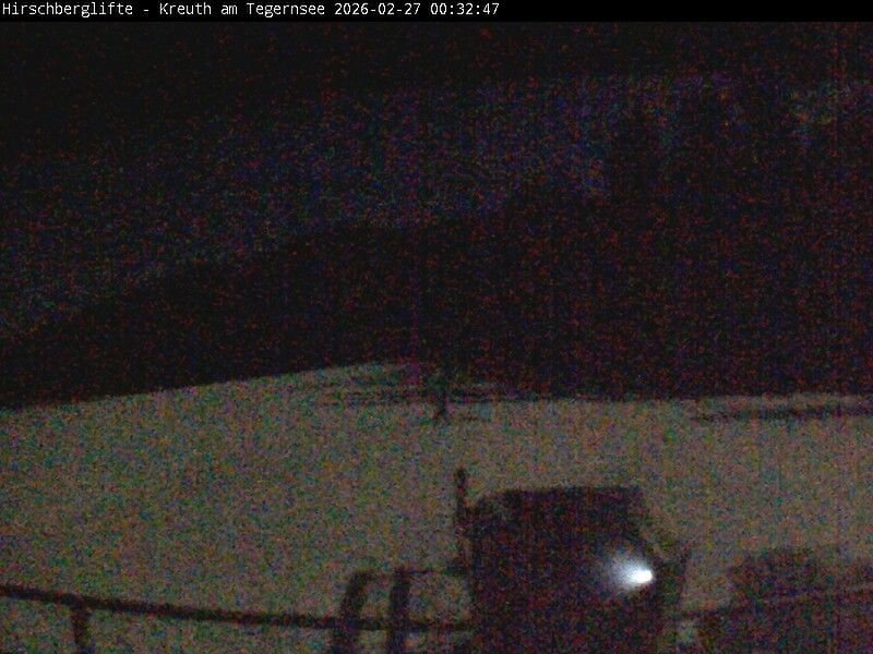 Webcam mit dem Standort: Blick auf die Piste im Skigebiet Hirschberg Kreuth