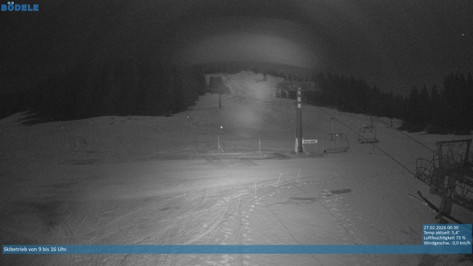 Webcam mit dem Standort: Bödele: Blick auf den Lanklift