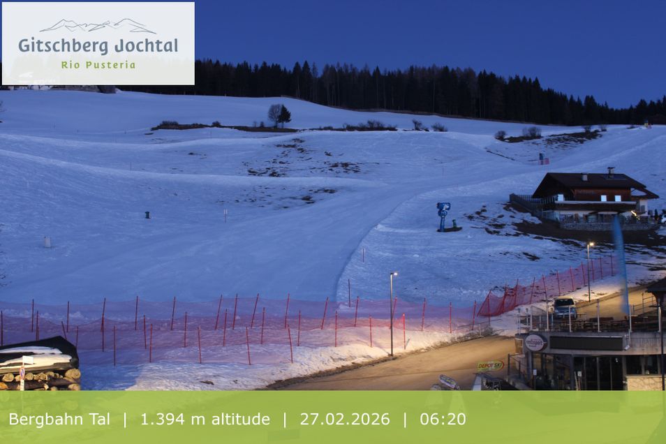 Webcam mit dem Standort: Gitschberg-Jochtal: Talstation Meransen