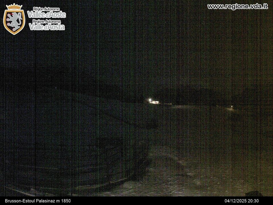 Webcam mit dem Standort: Brusson - Blick auf die Piste