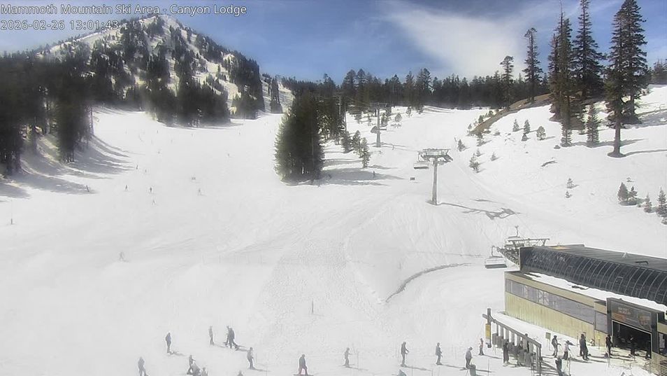Webcam mit dem Standort: Mammoth Mountain: Canyon Lodge