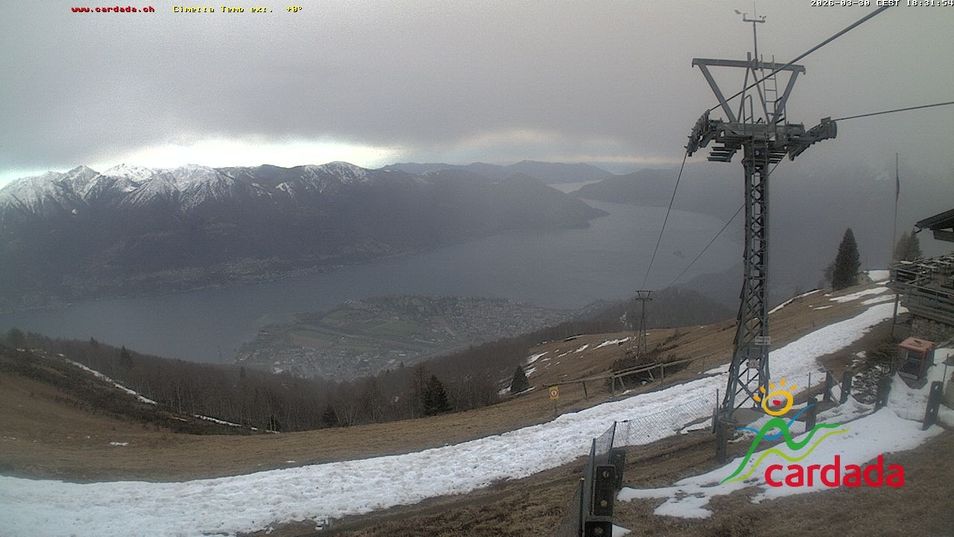 Webcam mit dem Standort: Cardada Cimetta: Sesselbahn