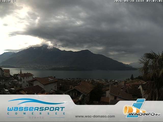 Webcam mit dem Standort: Comer See - Domaso