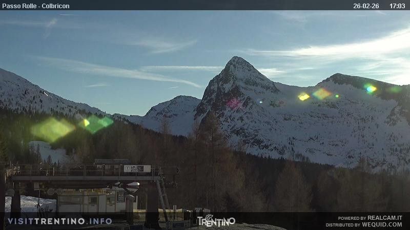 Webcam located at: Colbricon, Passo Rolle