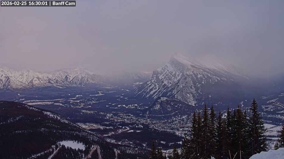 Webcam mit dem Standort: Banff: Blick vom Cliff House Bistro am Mount Norquay