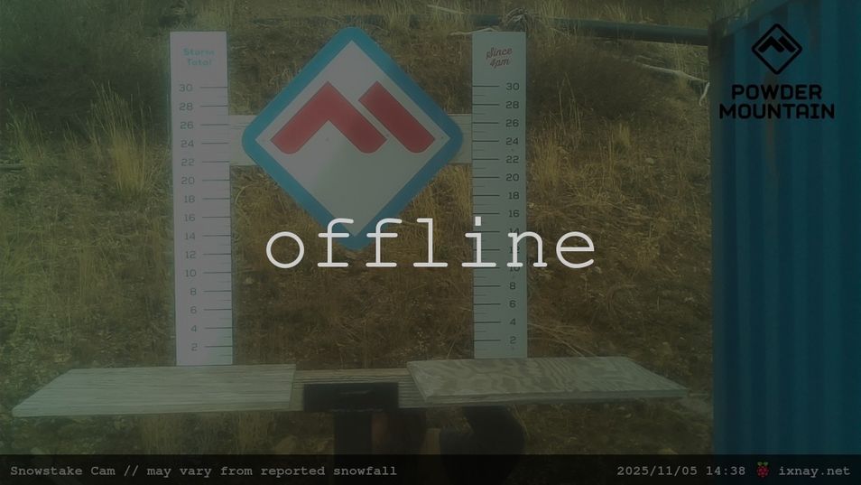 Webcam located at: Current Snow Depths Powder Mountain