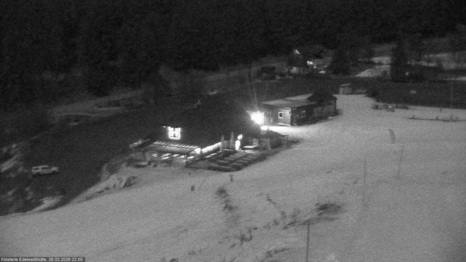 Webcam mit dem Standort: Klösterle: Edelweisshütte